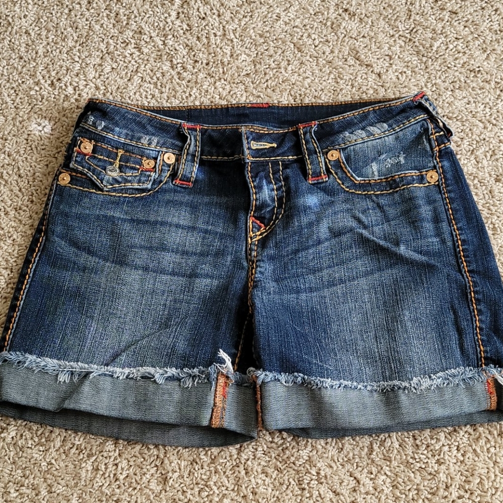 True Religion Jean Shorts